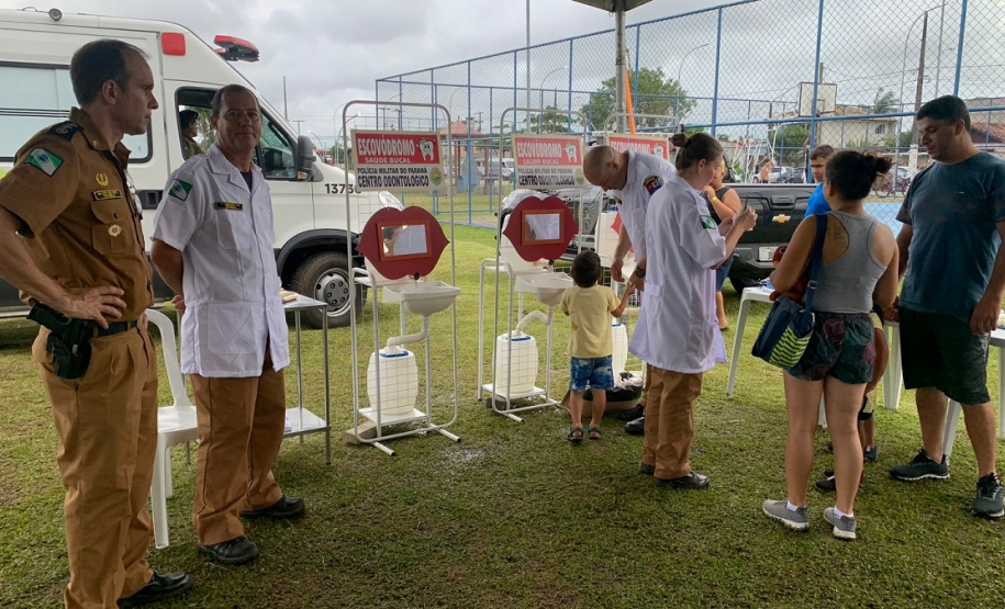 Sesp apresenta estrutura e serviços no evento Litoral Cidadão, em Guaratuba