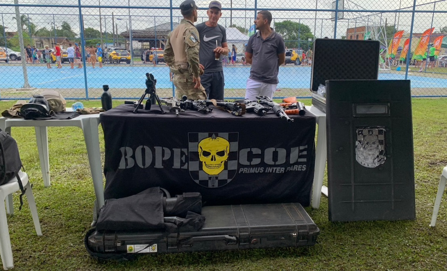 Sesp apresenta estrutura e serviços no evento Litoral Cidadão, em Guaratuba