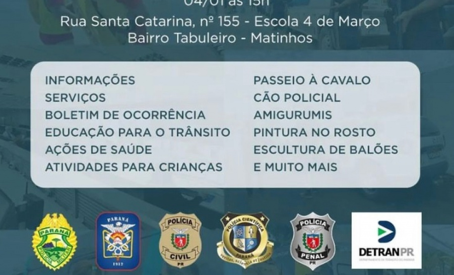 Segurança pública lança o Litoral Cidadão durante o Verão Maior Paraná