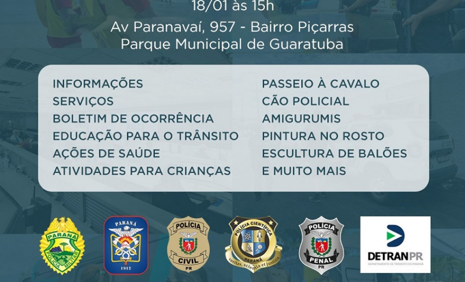 Programa Litoral Cidadão estará em Guaratuba nesta quarta-feira