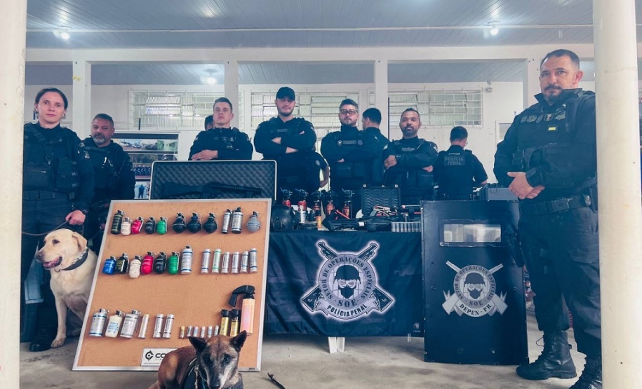 Cães da Polícia Penal são atração do Litoral Cidadão