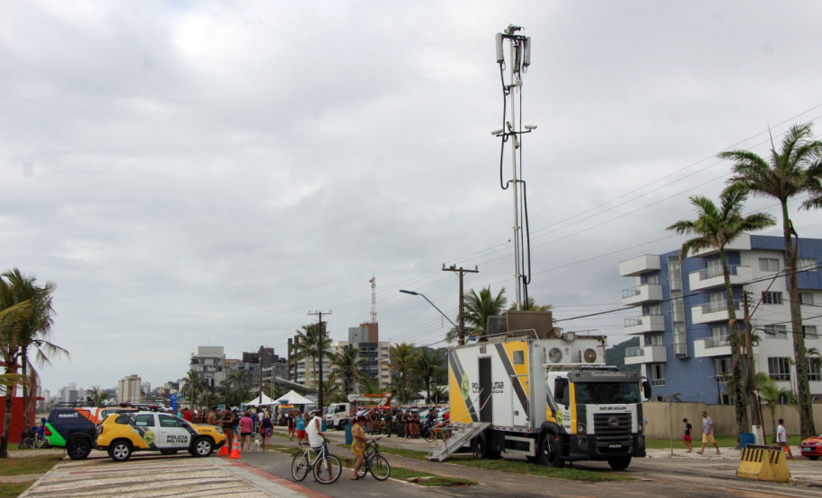PMPR cria rede de comunicação móvel para atuar em grandes eventos no Verão Maior Paraná