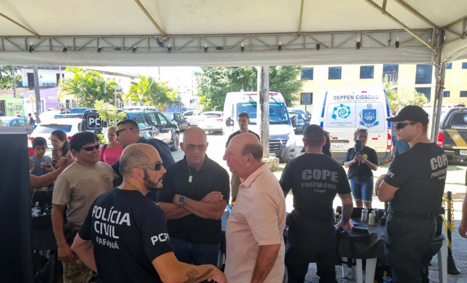 Segurança encerra atividades do Litoral Cidadão com última exposição em Paranaguá