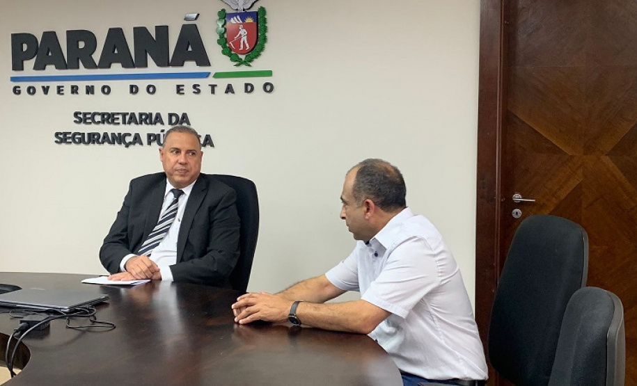 Gabinete da Segurança Pública recebe visita do Prefeito de Ramilândia