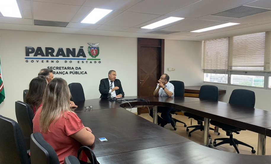 Gabinete da Segurança Pública recebe visita do Prefeito de Ramilândia