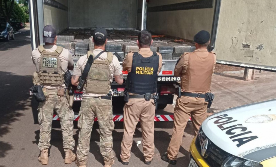 Polícia Militar apreende mais de três toneladas de drogas em Diamante d’Oeste