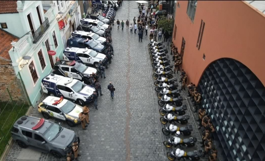 Estado e prefeitura de Curitiba lançam operação para intensificar policiamento estratégico