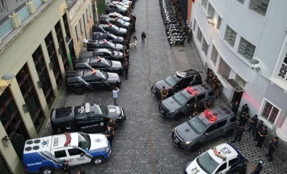 Estado e prefeitura de Curitiba lançam operação para intensificar policiamento estratégico