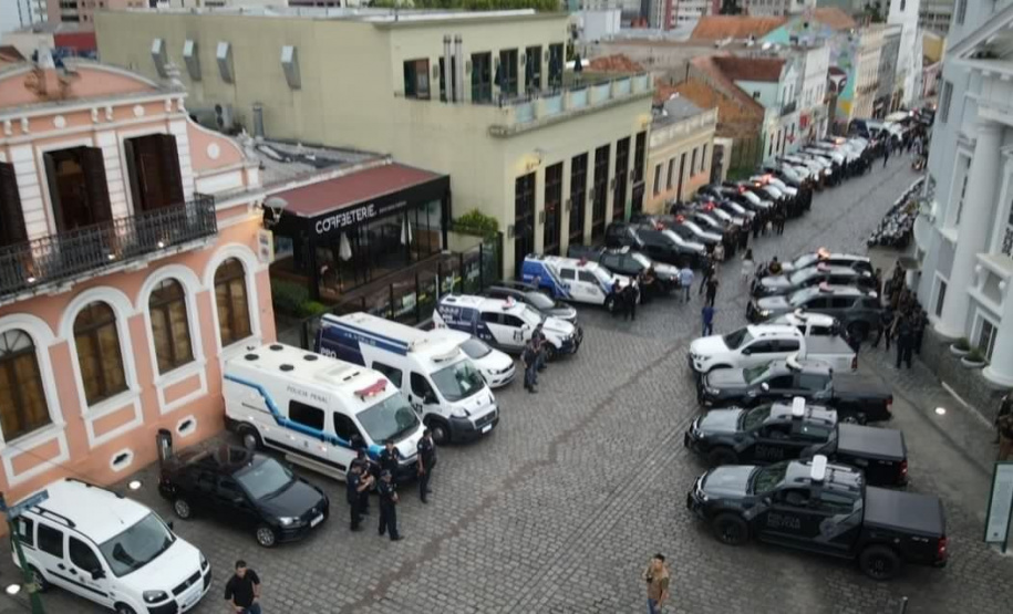Estado e prefeitura de Curitiba lançam operação para intensificar policiamento estratégico