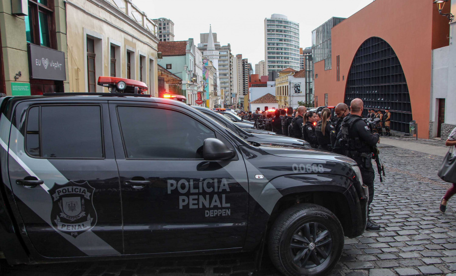 Estado e prefeitura de Curitiba lançam operação para intensificar policiamento estratégico