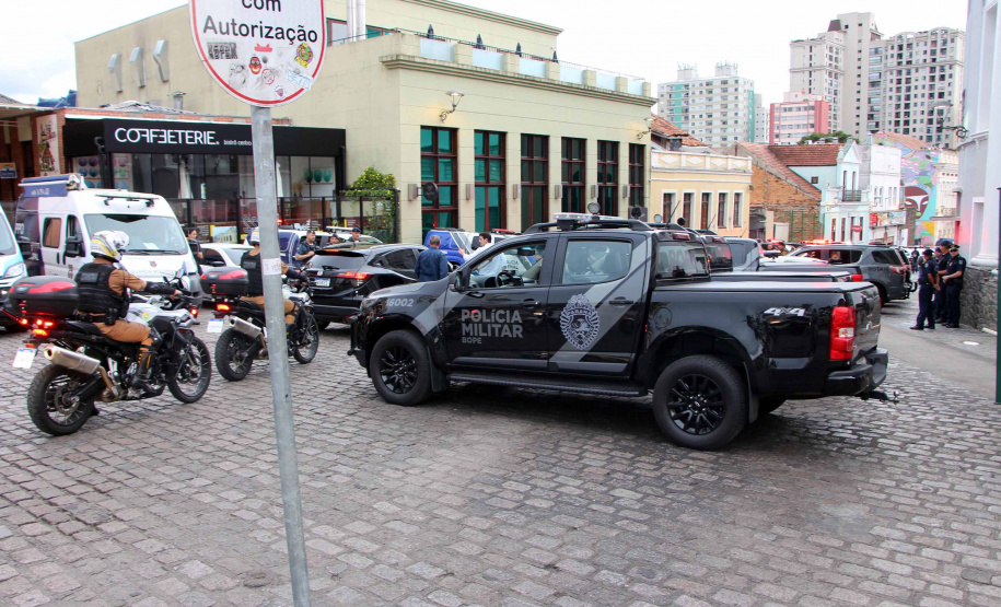 Estado e prefeitura de Curitiba lançam operação para intensificar policiamento estratégico