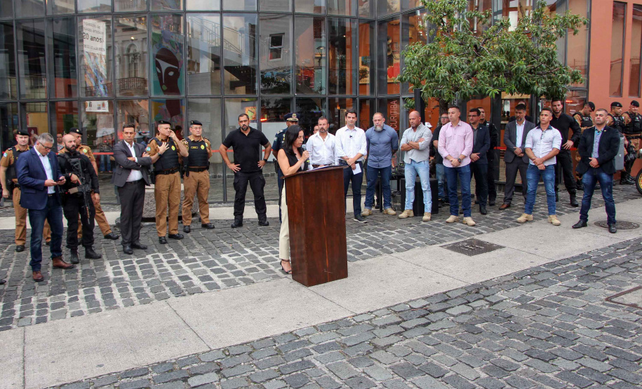 Estado e prefeitura de Curitiba lançam operação para intensificar policiamento estratégico