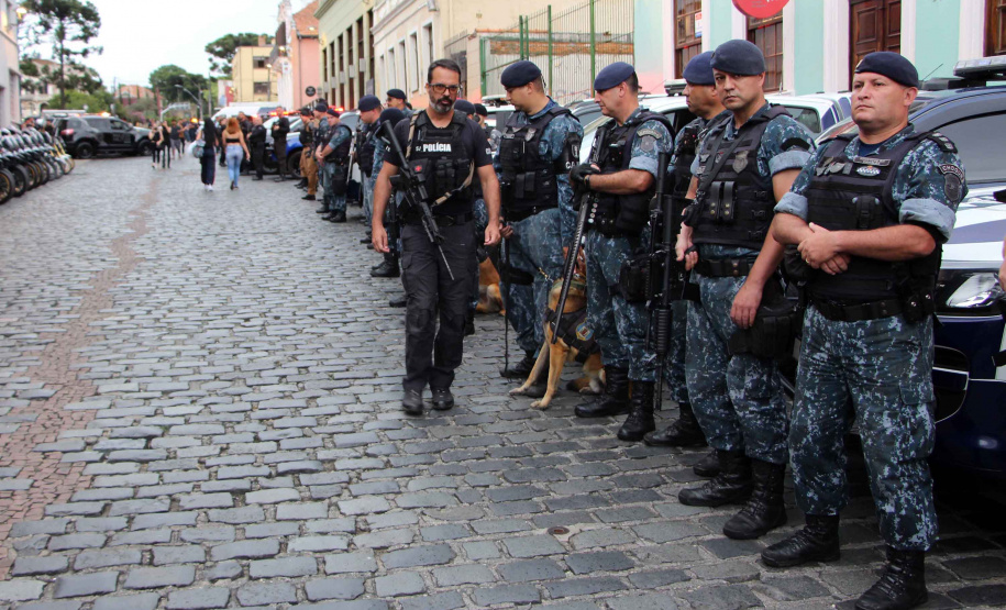 Estado e prefeitura de Curitiba lançam operação para intensificar policiamento estratégico