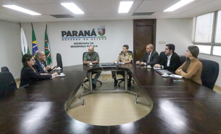 Secretário de Segurança recebe presidente da FIEP