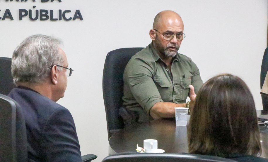 Secretário de Segurança recebe presidente da FIEP