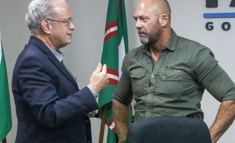 Secretário de Segurança recebe presidente da FIEP