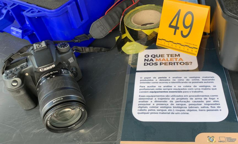 Mais de mil pessoas visitaram mostras itinerantes do Museu de Ciências Forenses no Litoral