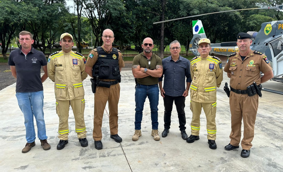 Secretário Hudson e demais representantes das forças de segurança do Estado se deslocam para Nova Laranjeiras 