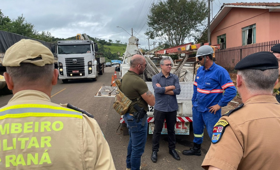 Secretário Hudson e demais representantes das forças de segurança do Estado se deslocam para Nova Laranjeiras 