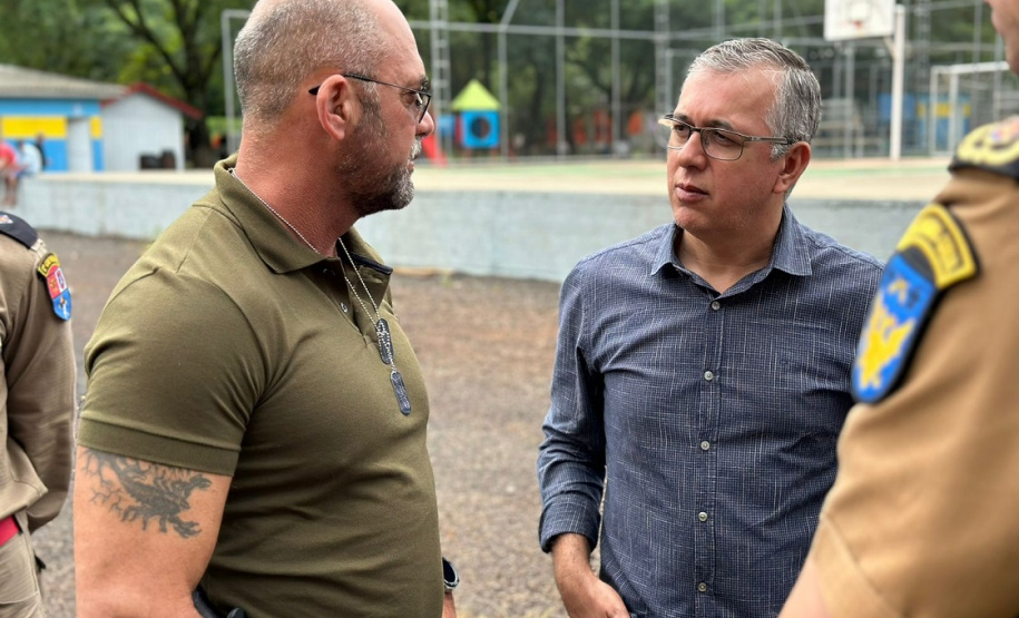 Secretário Hudson e demais representantes das forças de segurança do Estado se deslocam para Nova Laranjeiras 
