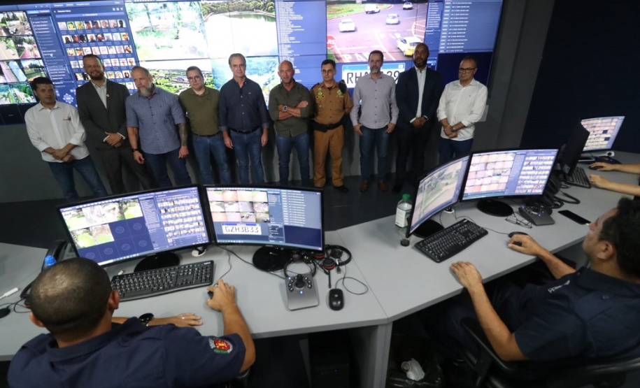 Secretário Hudson cumpre agenda em Maringá e se encontra com prefeito e forças de segurança