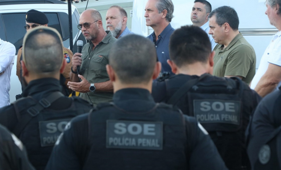 Secretário Hudson cumpre agenda em Maringá e se encontra com prefeito e forças de segurança