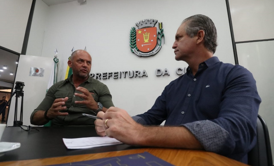 Secretário Hudson cumpre agenda em Maringá e se encontra com prefeito e forças de segurança