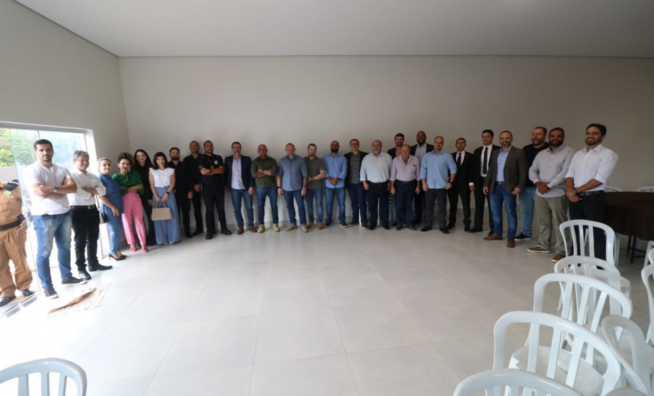 Secretário Hudson cumpre agenda em Maringá e se encontra com prefeito e forças de segurança