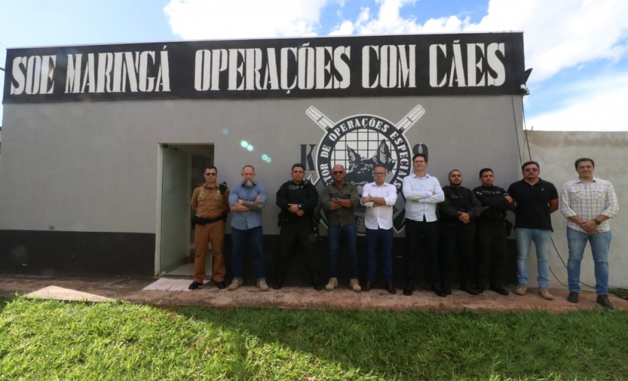 Secretário Hudson cumpre agenda em Maringá e se encontra com prefeito e forças de segurança