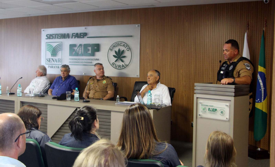 Patrulha Rural 4.0 é tema de encontro da Polícia Militar com representantes da agricultura