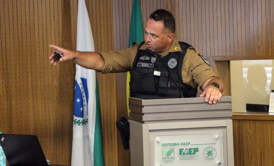 Patrulha Rural 4.0 é tema de encontro da Polícia Militar com representantes da agricultura