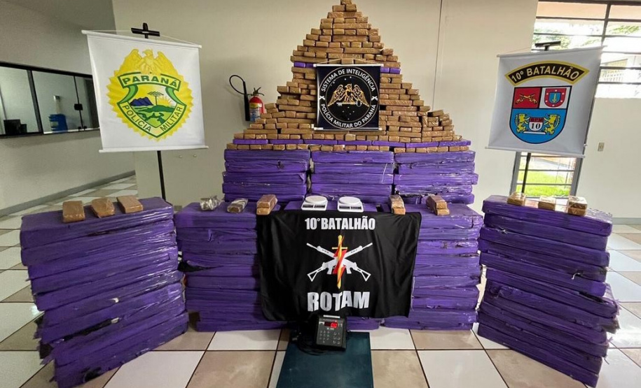 Com denúncias registradas no 181, segurança apreende mais de 3 toneladas de maconha em janeiro