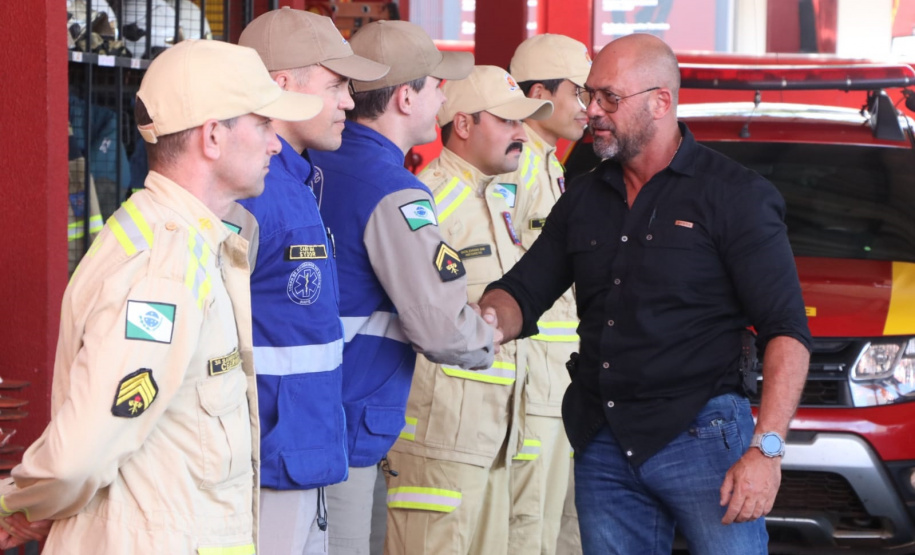 Secretário Hudson se encontra com forças de segurança e autoridades em Umuarama