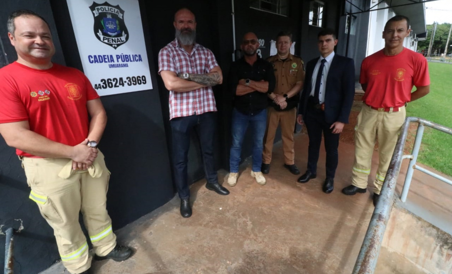 Secretário Hudson se encontra com forças de segurança e autoridades em Umuarama