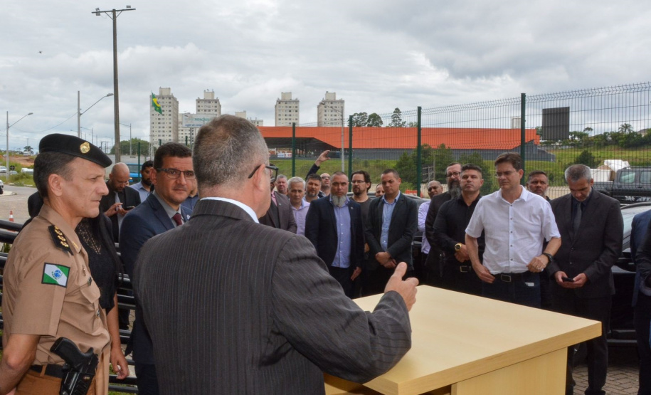 Secretaria da Segurança Pública entrega 30 novos veículos a Polícia Penal do Paraná