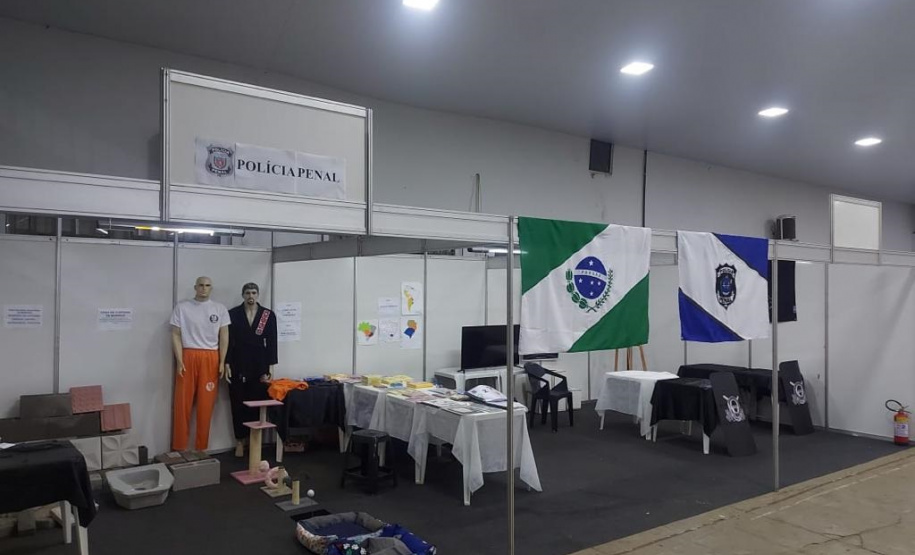 Polícia Penal expõe trabalhos e equipamentos na 51º ExpoParanavaí