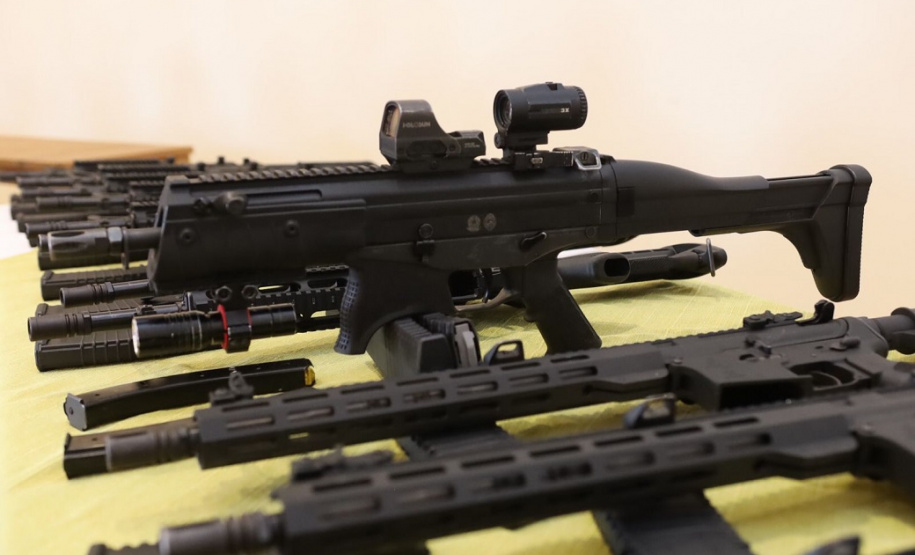 Secretário Hudson entrega novo armamento para região centro-sul