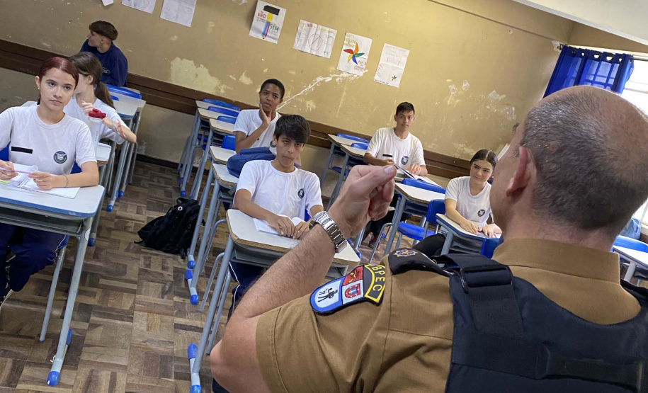 PM e Secretaria da Educação promovem primeira ação do Programa de Segurança Avançado