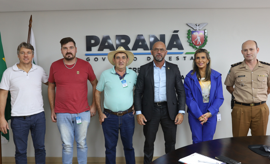 Secretário da segurança recebe deputada Flávia Francischini