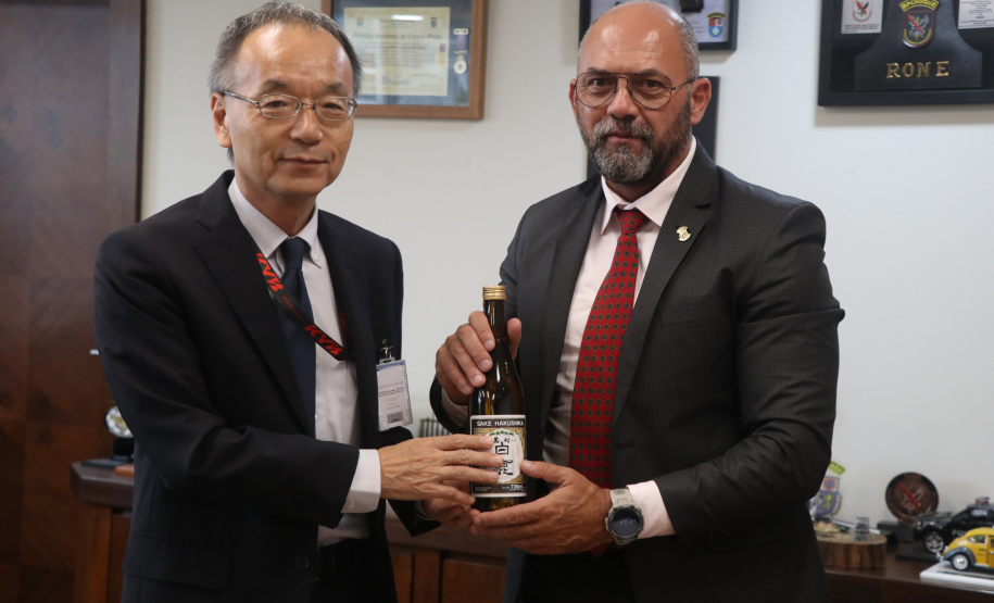 Secretário Hudson recebe Consulado do Japão, prefeitos e deputados em reuniões na Cidade da Polícia