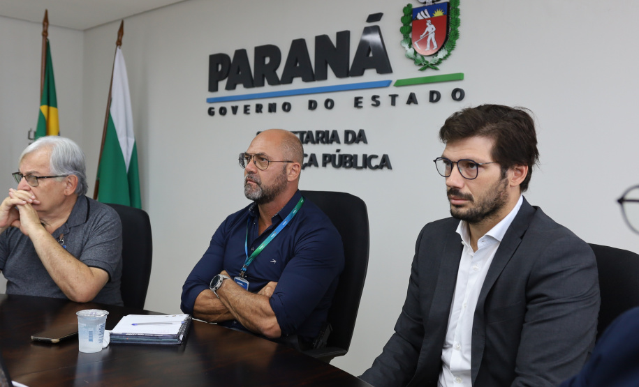 Secretário recebe Deputado Tiago Amaral e prefeitos de Mandaguaçu e Ribeirão do Pinhal