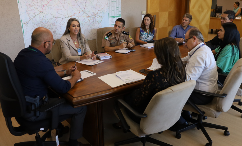 Secretário Hudson recebe a Deputada Estadual Maria Vitória e a prefeita de Astorga Suzie Pucillo