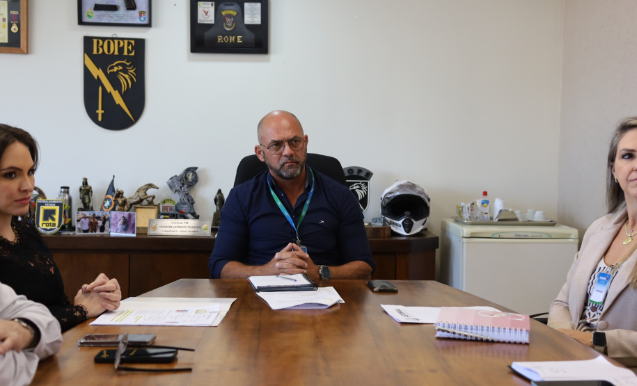 Secretário Hudson recebe a Deputada Estadual Maria Vitória e a prefeita de Astorga Suzie Pucillo