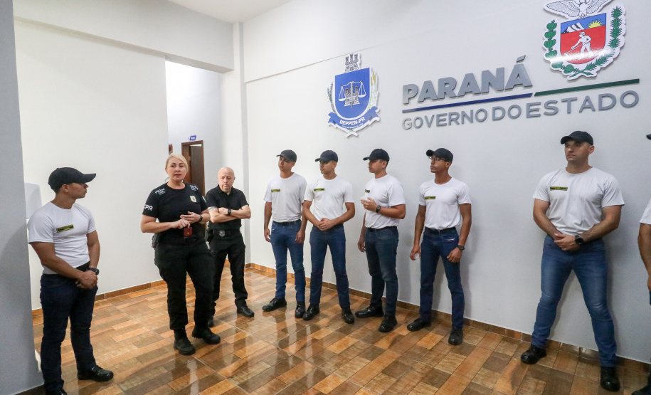 Integração: futuros praças da PM conhecem atuação da Polícia Penal no complexo de Piraquara