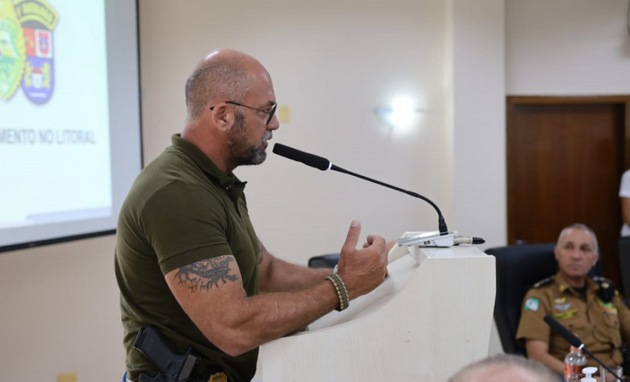 Secretário de Segurança se reúne com representantes em Paranaguá