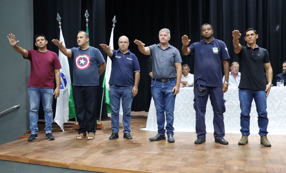 Secretário Hudson participa de posse da nova diretoria do Conseg Tibagi