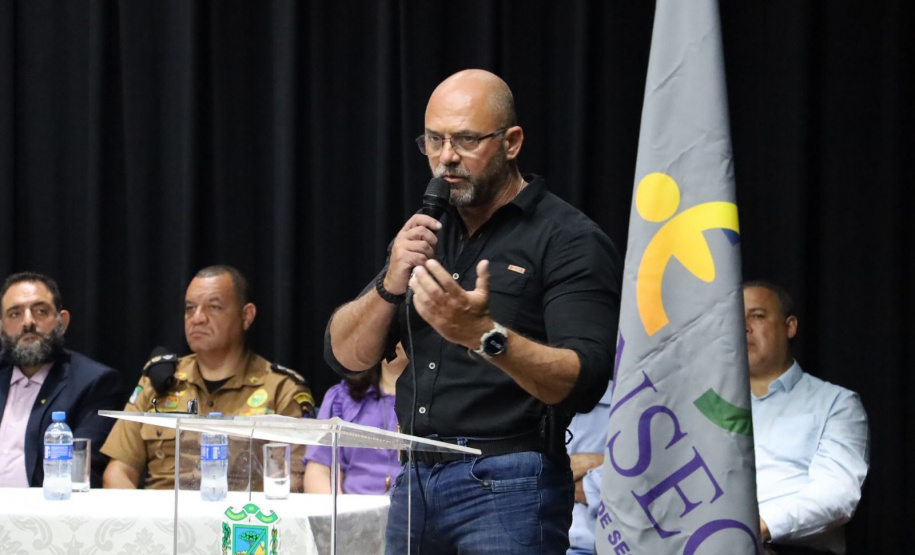 Secretário Hudson participa de posse da nova diretoria do Conseg Tibagi