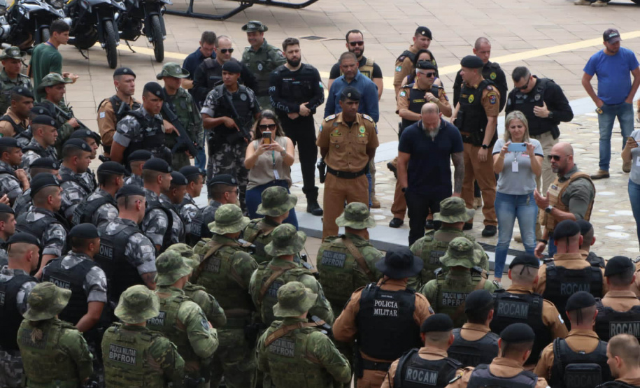 Operação integrada das forças de segurança prende sete pessoas em Umuarama