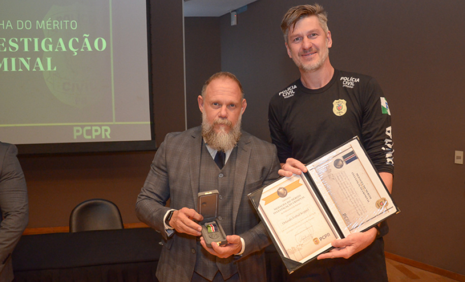 Duas operações da PCPR recebem homenagens de Mérito de Investigação Criminal