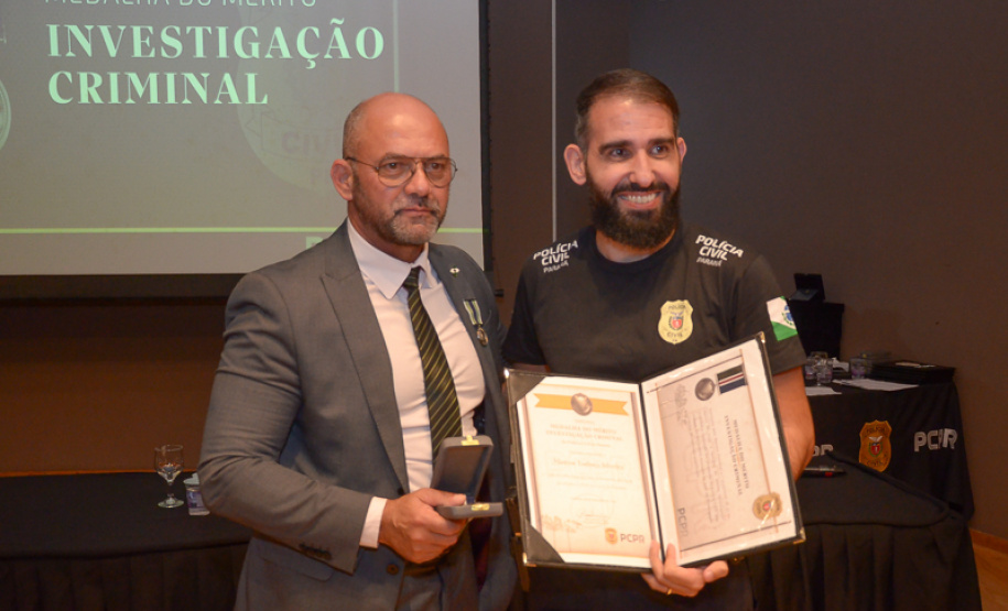 Duas operações da PCPR recebem homenagens de Mérito de Investigação Criminal